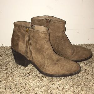 Suede booties